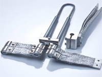 braided aluminum straps